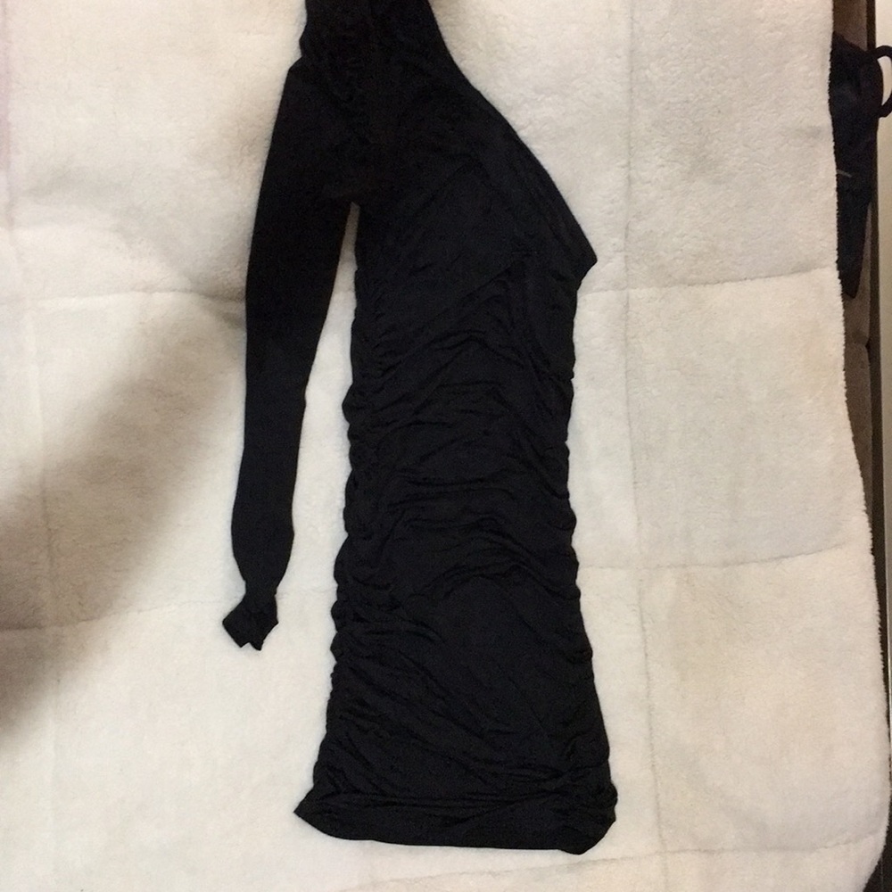 Black One Shoulder Dress